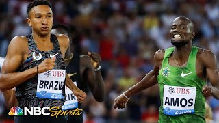 USAs Brazier turns on afterburner in classic mens 800m  Diamond League Zurich  NBC Sports [upl. by Yoshiko]