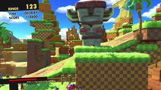 Sonic Forces PS4 Episode Shadow  Stage 3  Virtual Reality Green Hill  SRank [upl. by Anelys]