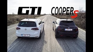 MINI Cooper S VS Golf GTI [upl. by Kassel]