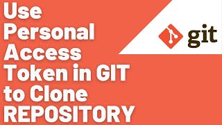 Create a Personal Access Token in Git  Use A Personal Access Token in GIT to Clone a REPOSITORY [upl. by Micheil164]