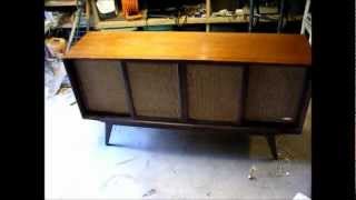 1963 Philco tube console stereo [upl. by Jami]