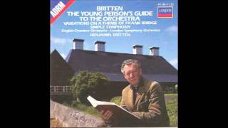 Benjamin Britten  Simple Symphony for String Orchestra  II Playful Pizzicato [upl. by Yesdnyl653]