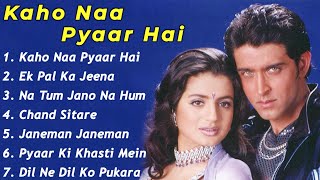 Kaho Naa Pyaar Hai Movie All Songs Hrithik Roshan amp Amisha Patelmusical worldMUSICAL WORLD [upl. by Viehmann]