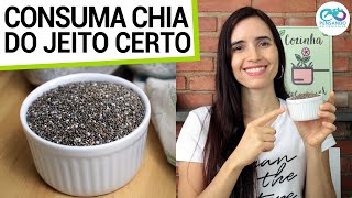 NÃO COMA CHIA ERRADO VEJA COMO CONSUMIR CHIA CORRETAMENTE COM RECEITA FÁCIL [upl. by Anyek338]