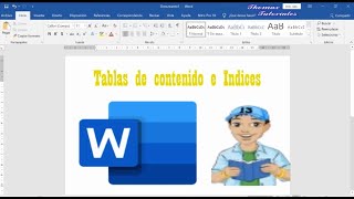 Microsoft Word  Tablas de contenido e indices [upl. by Regina]