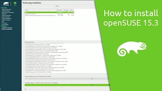 How to install openSUSE 153 [upl. by Timmy]