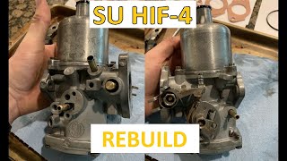 SU HIF 4 Carburetor Rebuild  Reassembly  Adjustment [upl. by Acissej]