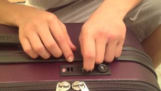 How to unlock a suitcase unknown pin [upl. by Sass145]