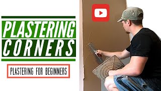 How To Plaster Corners  Corner Bead Plastering For Beginners [upl. by Searcy]