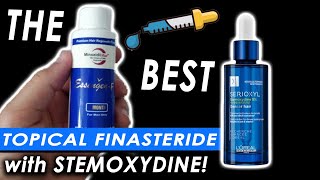 Low Side Effect Topical Finasteride 0025 and Stemoxydine Preparation TUTORIAL [upl. by Shermy706]