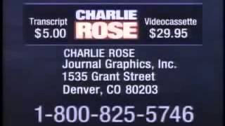 PBS  Charlie Rose 19941995 Funding Credits [upl. by Hare]