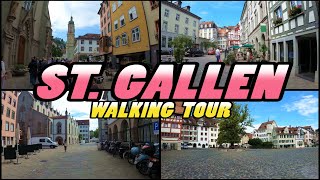 ST GALLEN Walking Tour  Switzerland 4k [upl. by Woolcott150]