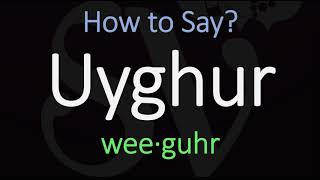 How to Pronounce Uyghur CORRECTLY Meaning amp Pronunciation [upl. by Filide]