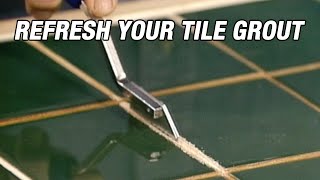 Refresh Your Tile Grout [upl. by Ellehcyar486]