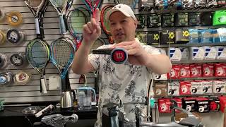 HOW TO STRING A TENNIS RACKET PART 1 THE MAINS [upl. by Ashok]