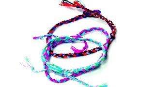 Simple Braided Friendship Bracelet [upl. by Eugene984]