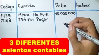 Contabilización del IVA ejercicio con diferentes casos compras y ventas [upl. by Anelat]