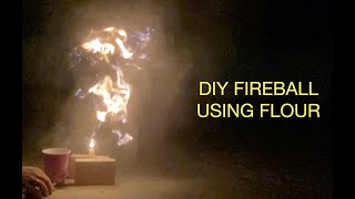 Making a Fireball with Flour [upl. by Moclam587]