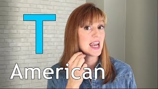 American Accent Training  American T  Flap T [upl. by Aicital]