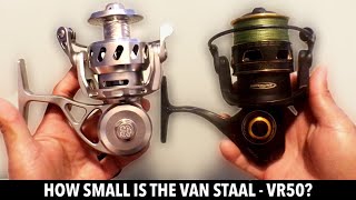 VAN STAAL VR50  Reel size comparison [upl. by Llesig]