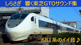 【イイ音♪】681系しらさぎ響くVVVFインバータ［東芝GTO］ [upl. by Conlin]