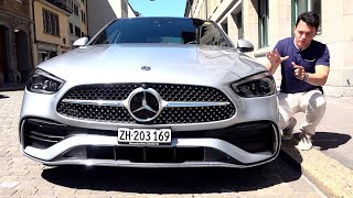 2022 Mercedes C Class  NEW Drive C220d AMG FULL Review Interior Exterior [upl. by Eugnimod]