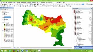 interpolation Analysis Using ArcGIS [upl. by Saito]