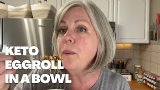 Keto Egg Roll in a Bowl  Low Carb Recipe [upl. by Nore]