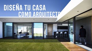 Como diseñar una casa residencial  como Arquitecto [upl. by Auqenet]