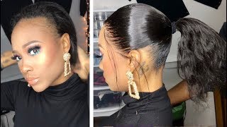 The BEST FRONTAL PONYTAIL Tutorial [upl. by Ranchod713]