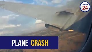 WATCH Dramatic footage apparently shows moment of Wonderboom plane crash [upl. by Oflodur860]