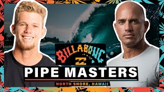 John John Florence VS Kelly Slater Semifinal 2020 PIPE MASTERS FULL HEAT REPLAY [upl. by Tamiko]