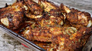 The BEST Baked Turkey Wings Recipe [upl. by Tilda]