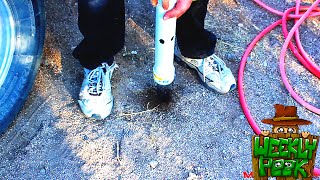 Drilling Our Own Well  Homemade Pneumatic Drill  Weekly Peek Ep7 [upl. by Yurt]