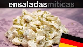 KARTOFFELSALAT ENSALADA ALEMANA DE PATATAS  Las ensaladas más famosas del mundo [upl. by Haldane]