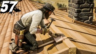 BUILDING A HOUSE  Red Dead Redemption 2  Epilogue  Part 57 [upl. by Mauralia674]