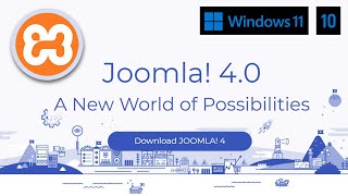 ✅ How to Install Joomla 4 on Localhost Windows 1110 XAMPP Server [upl. by Beltran]