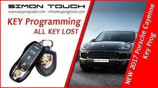 Porsche Cayenne Key all key lost key programming [upl. by Anaehr]