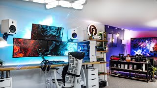 My 2021 ULTIMATE Gaming Setup amp YouTube Studio Tour [upl. by Aeslahc]