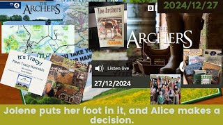 2024 12 27 The Archers Soap Opera [upl. by Diraf]