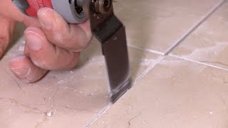 Regrouting A Bathroom Floor [upl. by Krasner]