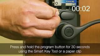 Factory Resetting the Kwikset Smartcode 955917 [upl. by Odnalo886]