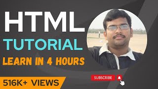 HTML TUTORIALS WITH IMPLEMENTATION  LEARN HTML IN 4 HOURS [upl. by Vincenz]