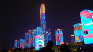 Shenzhen Light Show in 4K by Sony A9 [upl. by Retepnhoj]