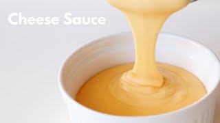 EASY HOMEMADE CHEESE SAUCE RECIPE  NACHO CHEESE SAUCE RECIPE [upl. by Shelli998]