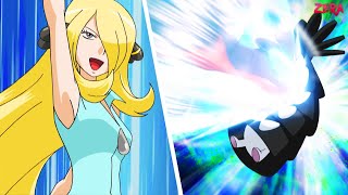 Cynthia vs Caitlin  Full Battle  Pokemon AMV [upl. by Adnical]