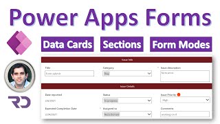 Power Apps Form Control Tutorial  New Edit Form [upl. by Lienet]