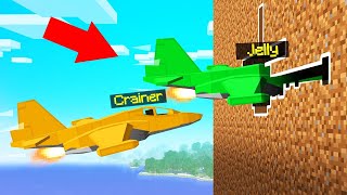 FIGHTER JETS vs SPEEDRUNNER In MINECRAFT [upl. by Filiano121]