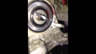 2009 Pontiac Vibe Thermostat removal [upl. by Thatcher]