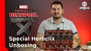 A DEADPOOL WEAPON X HEROCLIX UNBOXING [upl. by Haelahk]